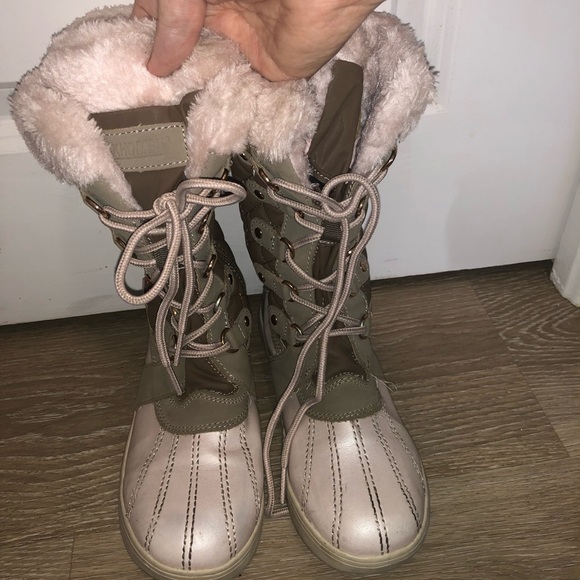 Khombu girls winter snow boots size 3 - Picture 2 of 6